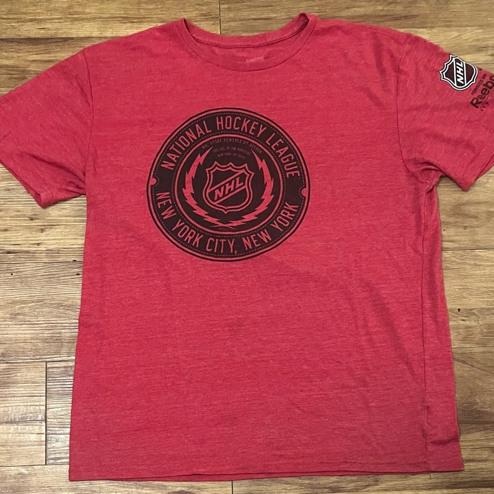 Reebok NHL New York City Red Graphic Tee
